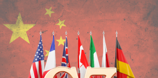 Focus on China? What Does the Carbis Bay G7 Summit Tell Us G7 and China flag