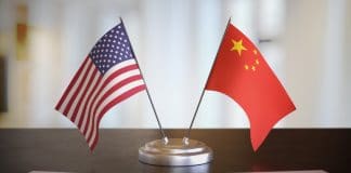 What Should the Competition Between China and the US Be For USA and Chinese flags