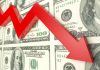 With Variables Impacting Expectations, China Needs to Get Ready for Economic Downturn Red arrow And dollar finance decline graph- Stock image
