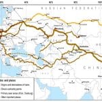 The main China Europe freight train routes