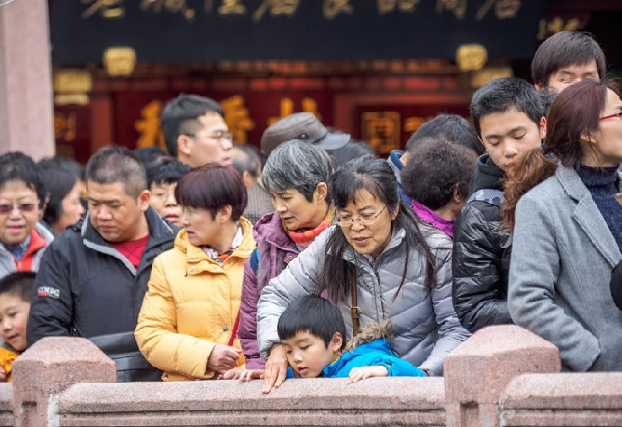 China’s population grew older and richer