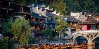 Integrated Megapolises, Next Stage of Chinese Reforms Fenghuang Ancient Town. Located in Fenghuang County. Southwest of HuNan Province, China. Fenghuang is a popular tourist destination of Asia.